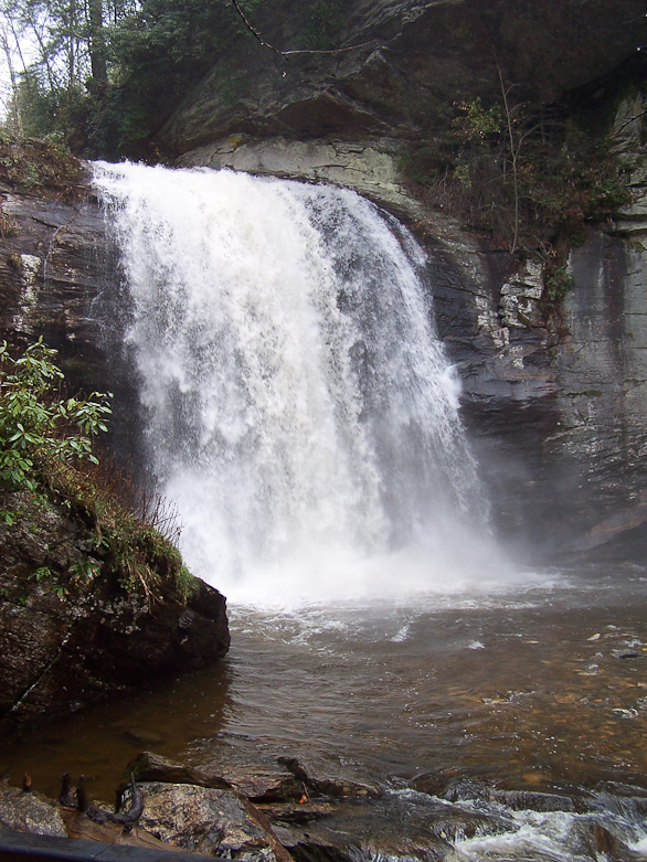 Waterfall in North Carolina Mountains